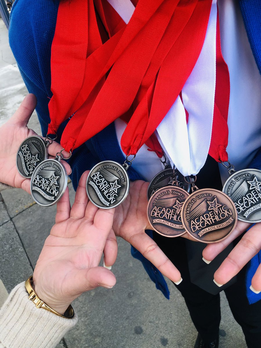 Congratulations my niece Sarita Lugo on her 7 Medals and to the ERHS Academic Decathletes for Placing 2nd Overall.  Way to go Dons!!!