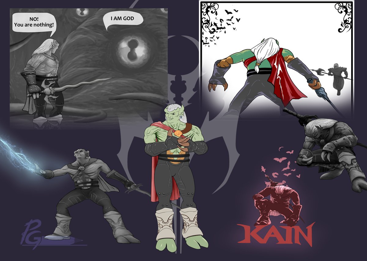 Just Kain
Some of the Kain character models illustrated by me include cartoon style. Some of them I have used in already published artworks.
#legacyofkain #vampire #cartoonstyle