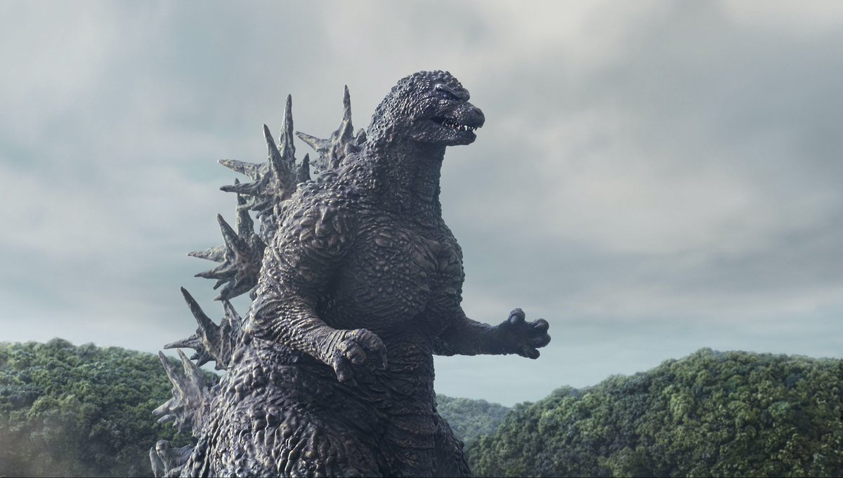 GMOゴジラ怪獣王ソフビトイ改造モデルを使用して、宣伝でよく目にする鎌倉進撃の特撮ショットを作りました。ホビージャパンのディオラマ特集が都市破壊推しだったので郊外との組み合わせにしてみました。