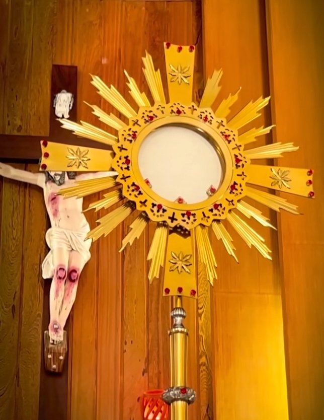 Israhel07's tweet image. Alabado sea el Santísimo Sacramento del Altar