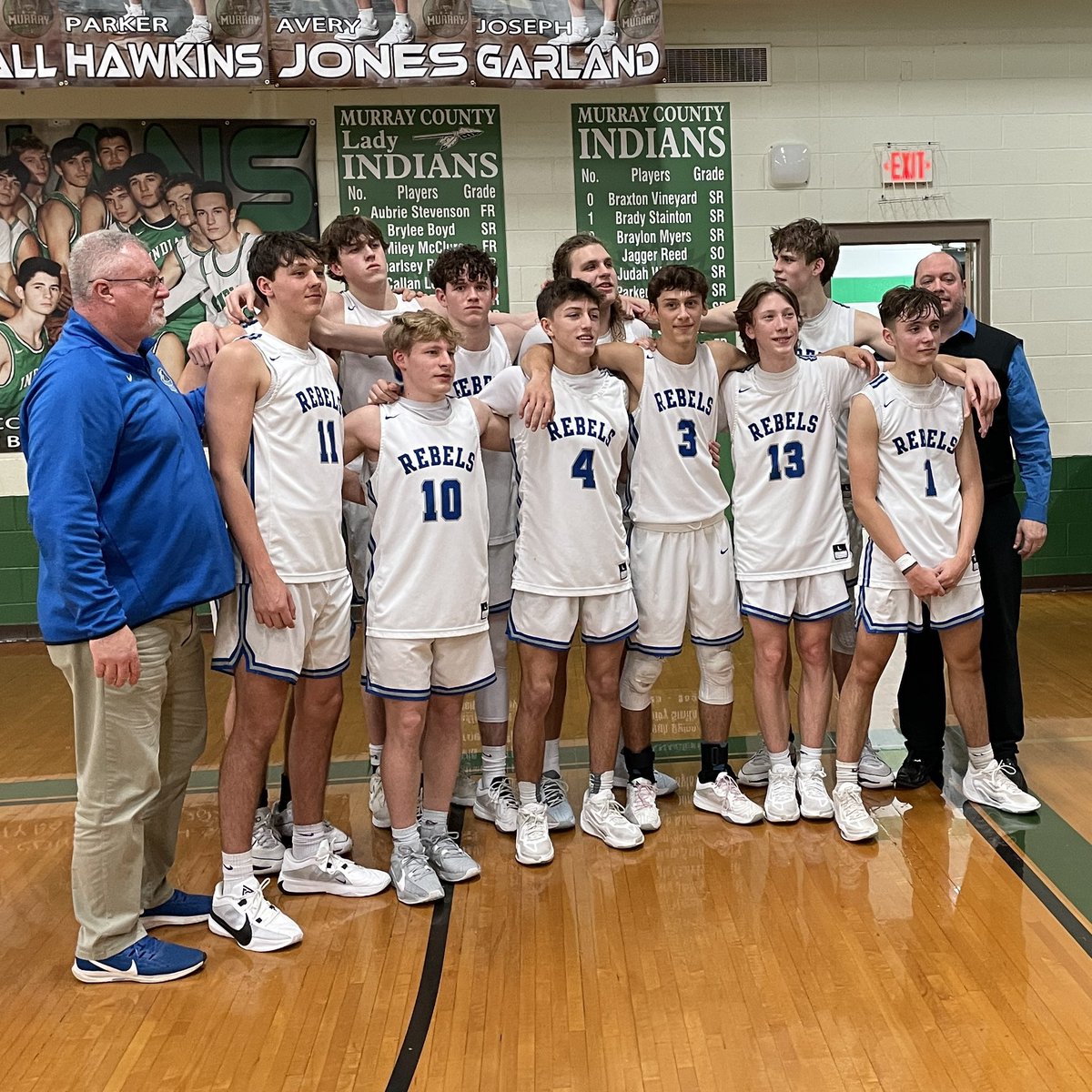 So proud of our guys for battling back tonight after a tough loss the other night and beating a well coached North Murray team 57-54 to get the #3 seed…now time for the State Playoffs!! <a href="/KyleSandy355/">Kyle Sandy</a> <a href="/thechrismathis/">Christopher Mathis 🎙</a> <a href="/northgareport/">Adrian | Ken</a> <a href="/RYZEHoops/">RYZE Hoops</a>