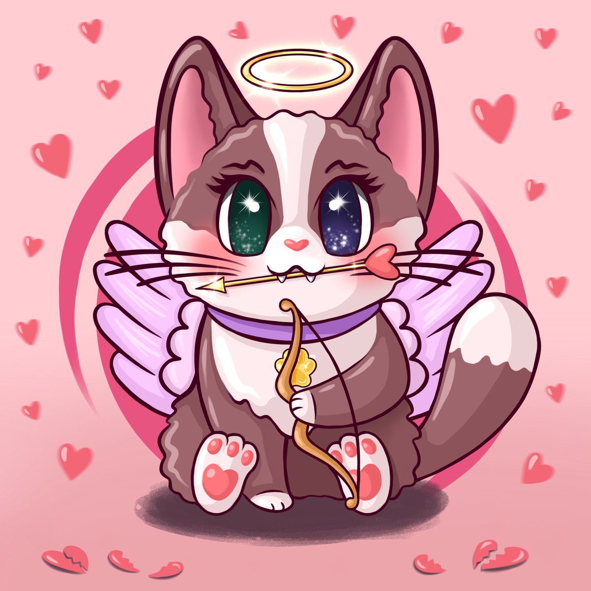 Good morning, friends!
Happy Saturday! 😉

I still have the OE "Love purrs" available on Objkt. ☺️ So what if the holiday is over, art is eternal! 

💖 "Love purrs" 💖
Open editions (7 minted)
1,5 tez 

objkt.com/tokens/KT1SFYY…