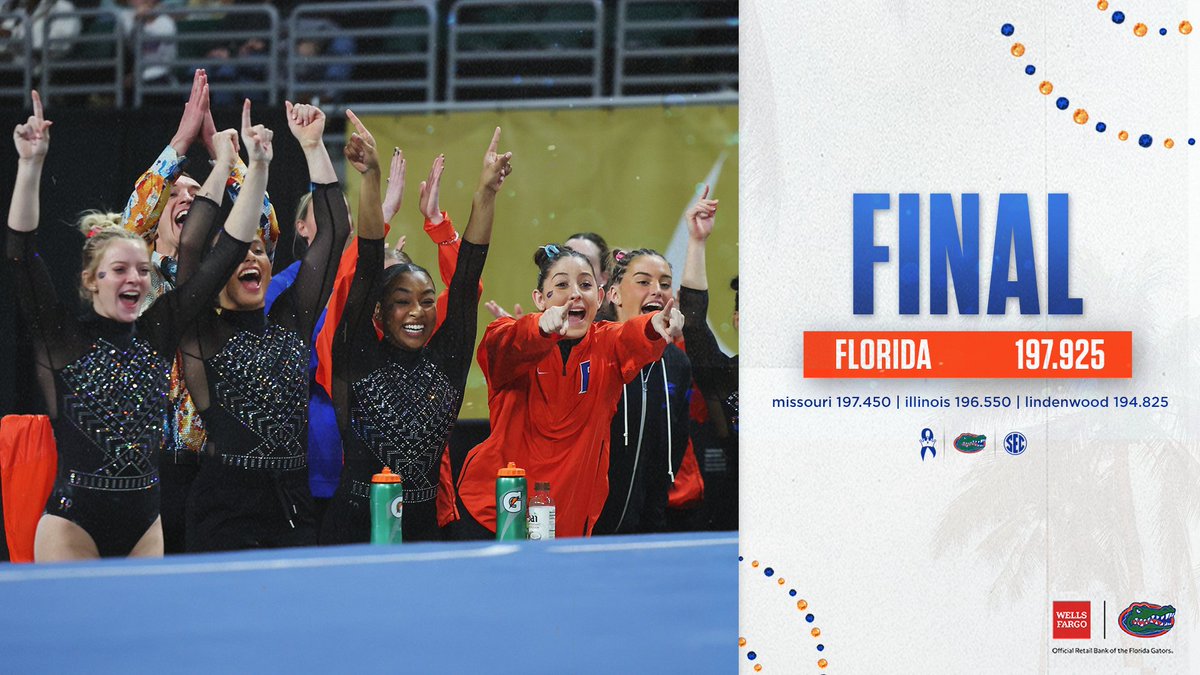 GatorsGym's tweet photo. A win on the road!

#GoGators | Presented by @WellsFargo https://t.co/ZUIQXZCjHX