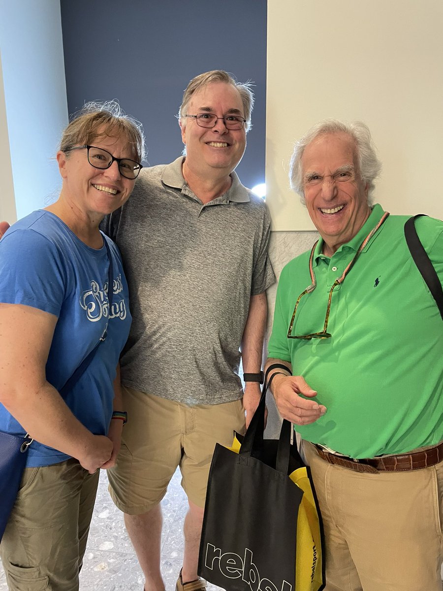 Happy Days in #Canberra unexpectedly with <a href="/hwinkler4real/">Henry Winkler</a> - !!! Thanks for touring here ❤️🙏