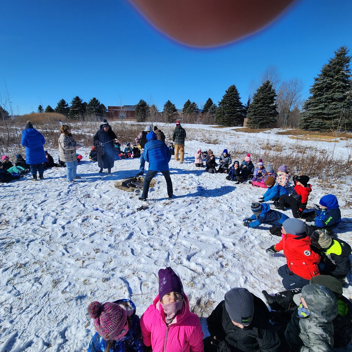 DegroodMegan's tweet photo. A special thank you to @MrsCourtneyFrie
@MrsAshleyKaplan Dr. Thompson, JJ and Mr. Melhouse for supporting an amazing first "fired up" Forest Friday!!!
#FiredUp #NBK #ForestFriday #smorefun #buildingcommunity https://t.co/S7BNFyRklz