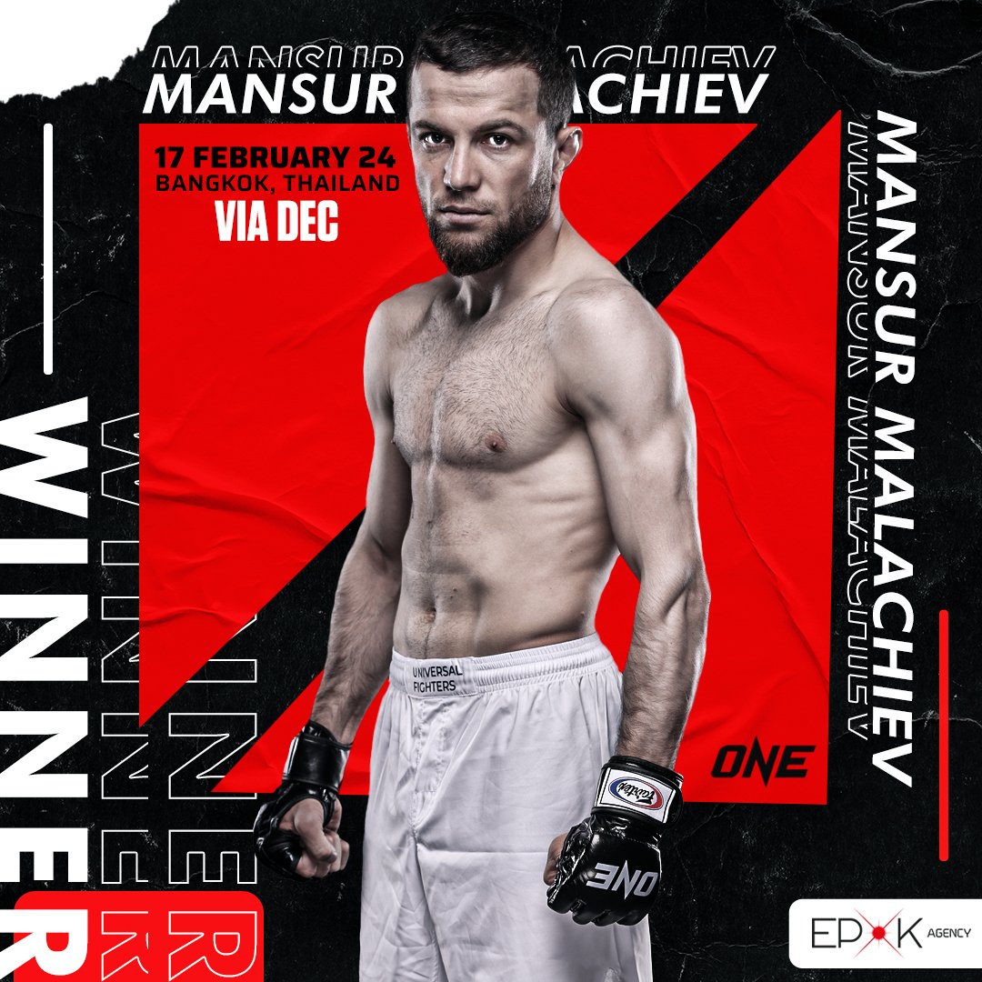 EPOKagency's tweet photo. 𝐎𝐍𝐄 𝐅𝐈𝐆𝐇𝐓 𝐍𝐈𝐆𝐇𝐓 𝟏𝟗

Mansur Malachiev

#ONE #TeamMalachiev #EPOK https://t.co/OcqjbIJvaA