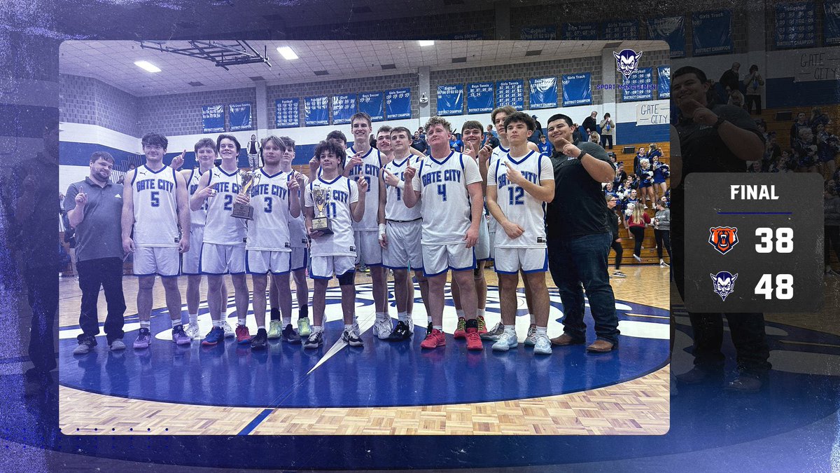 Your Mountain 7 District Regular Season AND Tourney Champs reside in GATE CITY! #GCBB