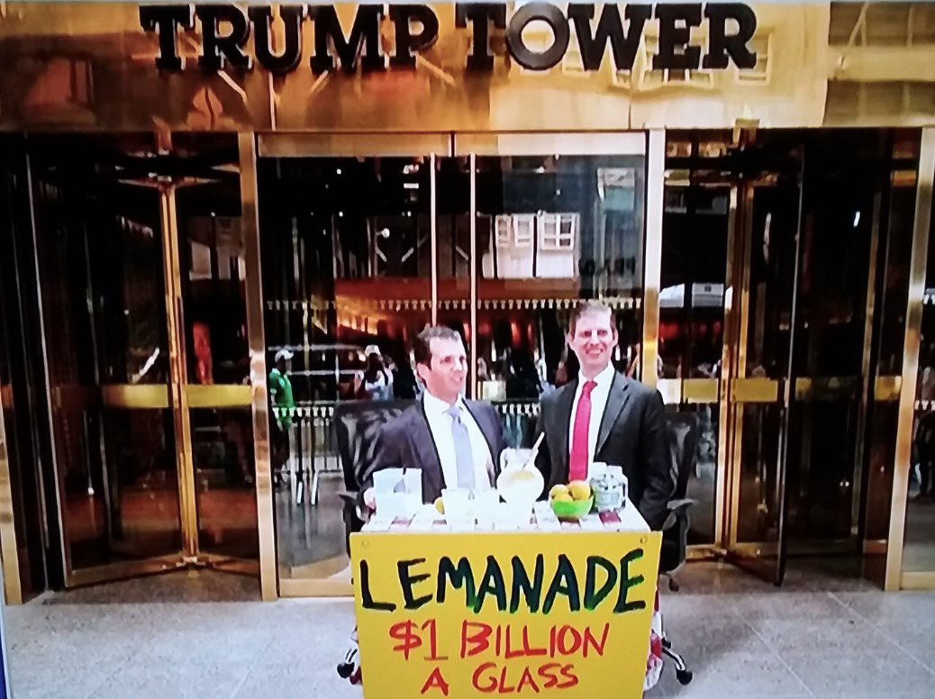 Meanwhile, outside Trump Tower:
