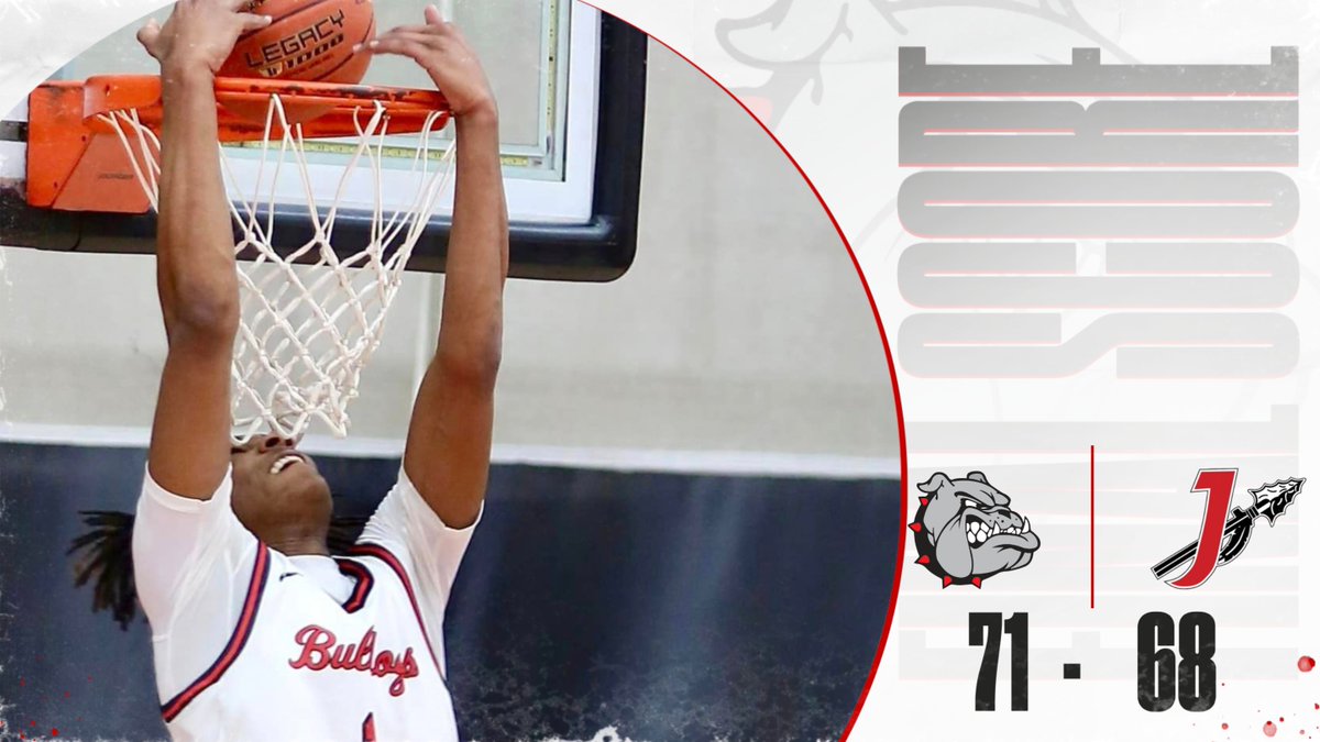 The boys basketball team takes down Jackson in a close contest 71-68. Dontrez Williams led the bulldogs with 32 points and 23 rebounds. The bulldogs remain undefeated on the season. They will be back in action Tuesday at home against Doniphan. Photo Credit: Jason Rudisill