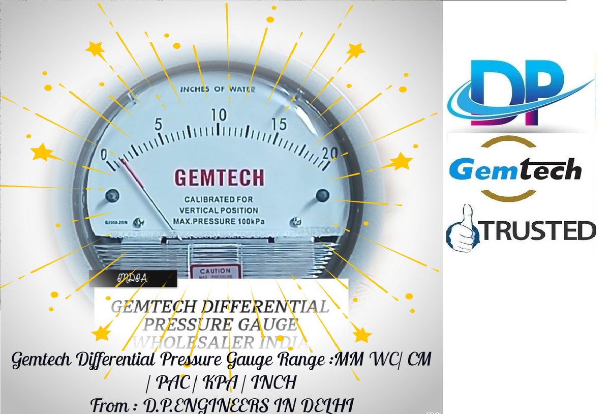 GEMTECH Differential Pressure Gauge - Dealers Near Dr BL Kapur Memorial Hospital
lnkd.in/gaYYTush
#editorial #articles #newsupdates #automation #industrialautomation #AcrexIndia #ExhibitionDesign #acrex2024 #acrexexhibition #hvac #hvacindustry #greenfuture #hvacsolutions