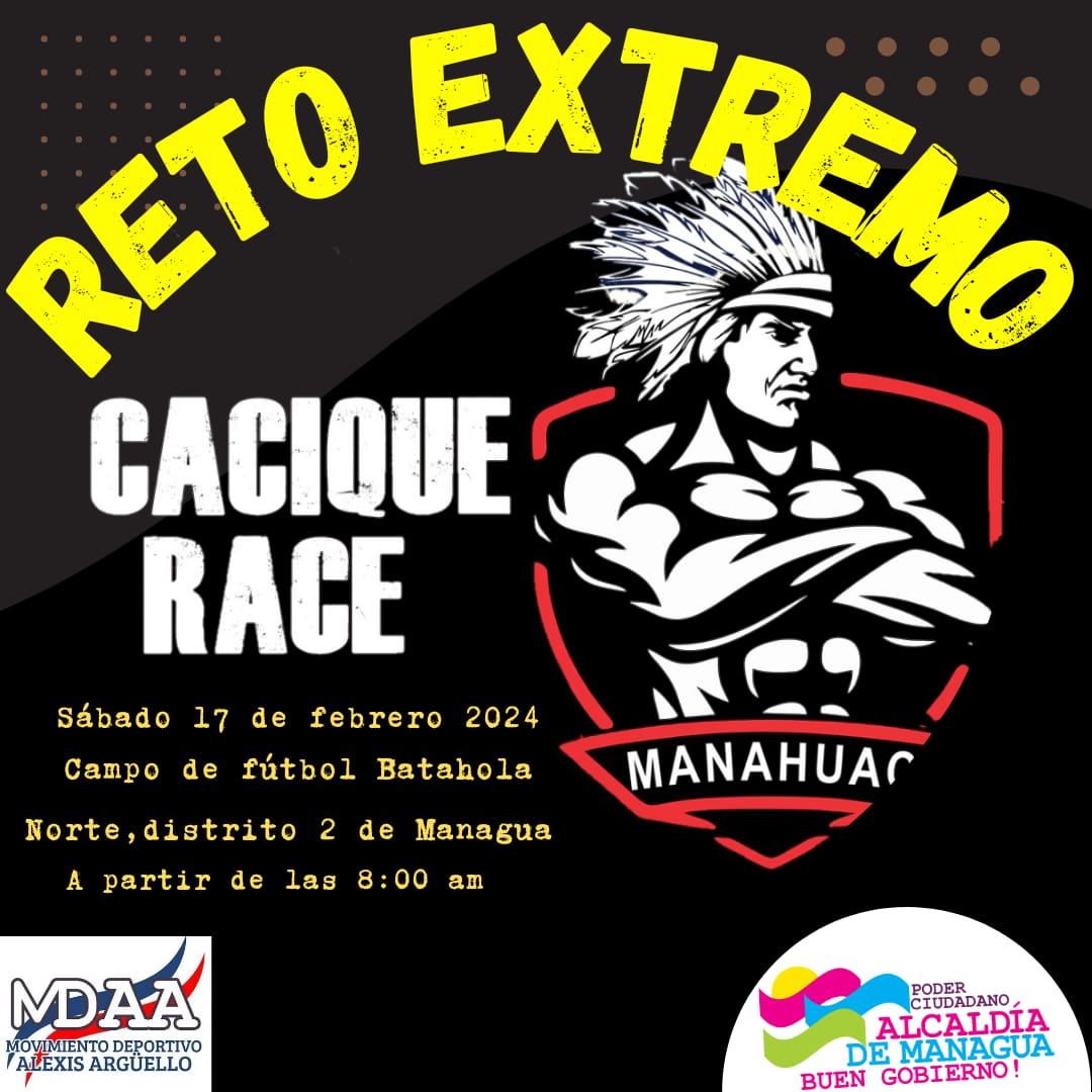 #Nicaragua prepárate con el Retro Extremo 

Exclente actividad 🔴🌑

#CaciqueRetoExtremo
#PLOMO19