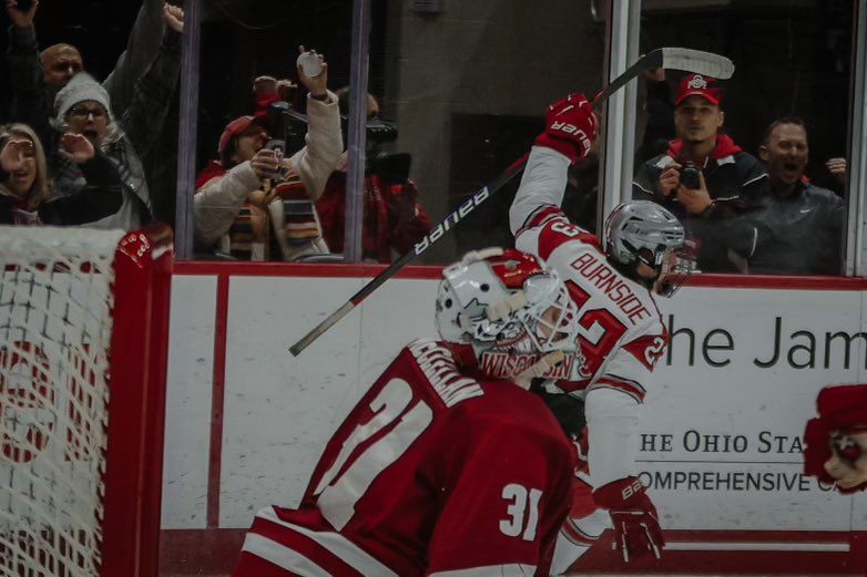 B1GHockey's tweet photo. Down goes No. 4. 💥 https://t.co/1a3Nr4VSup
