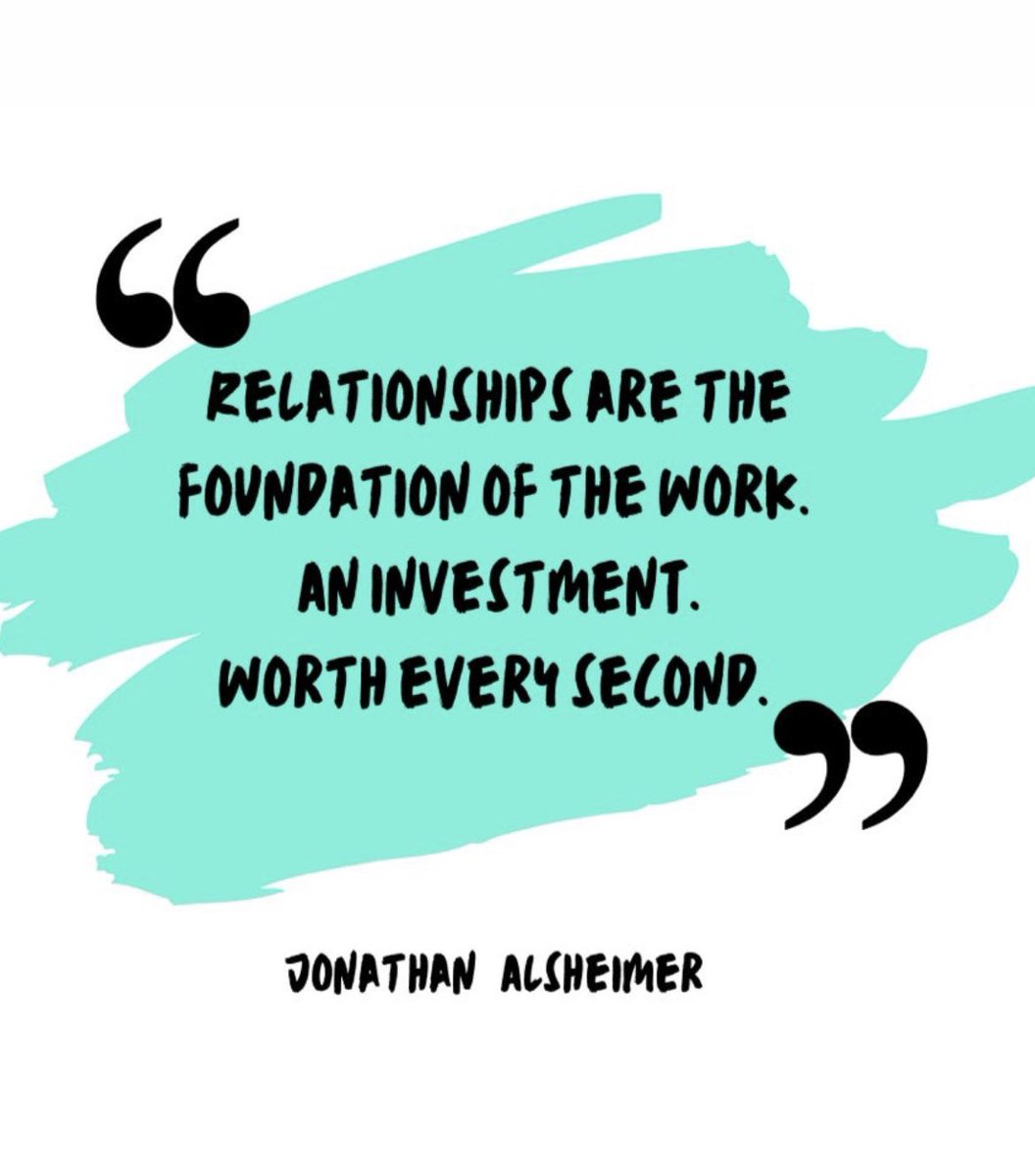 mr_Alsheimer's tweet photo. Relationships are the foundation of the work 🙌📚❤️ https://t.co/nAPjGPEtUg