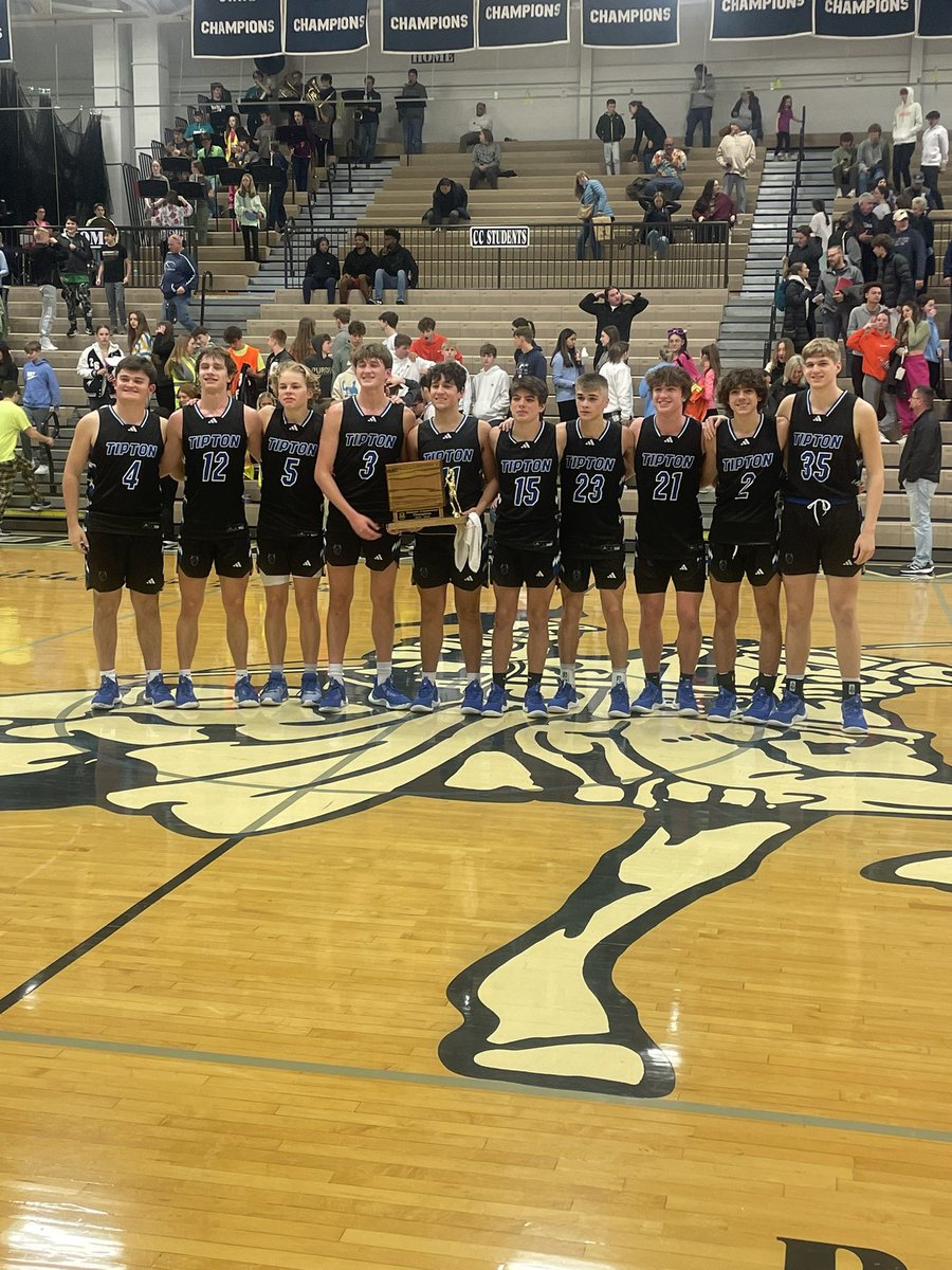 Tipton 63 LCC 51 Final in the HC Championship game. Carpenter 22 pts 11 rebounds 6 assists Swan 17 pts 6 rebounds Money 11 pts 2 rebounds Tracy 7 pts 3 rebounds Quigley 4 pts 4 steals Spidel 2 pts Team is 21-1 and will close out the season Thursday at Lapel.