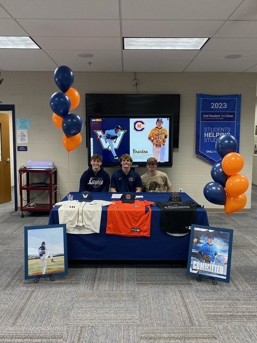 WV Baseball (@walkervalleybsb) on Twitter photo Congrats to <a href="/braxtonsmith_16/">Braxton Smith</a> for signing to play collegiate ball with <a href="/CNBaseball/">Carson-Newman Baseball</a>! Coach Griff is getting another good one from the Valley! Congrats to <a href="/braxtonsmith_16/">Braxton Smith</a> for signing to play collegiate ball with <a href="/CNBaseball/">Carson-Newman Baseball</a>! Coach Griff is getting another good one from the Valley!