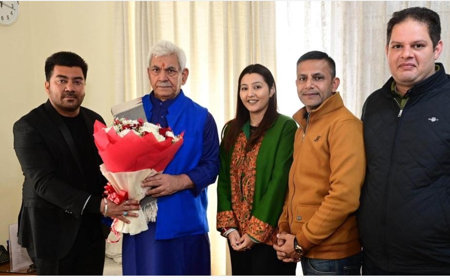 President JKNPF, Trikuta Nagar Traders Association Delegation Call On Hon'ble LG Shri Manoj Sinha
@OfficeOfLGJandK