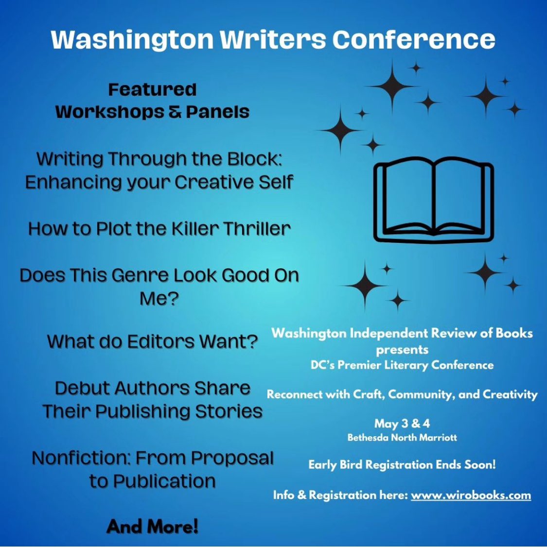 Washington Writers Conference - May 3 & 4 in 2024 tweet media