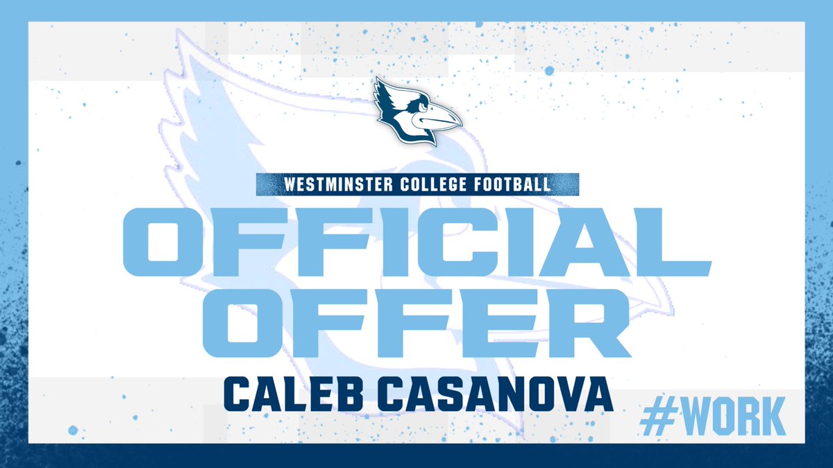 Blessed to receive an offer from Westminster college ! 💙🤍 @CoachKGRoberts @Coach_Butts