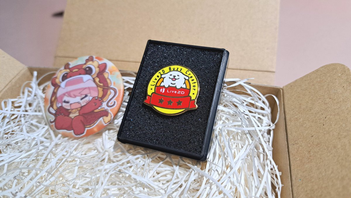 謝謝Live2D官方頒發給我這份獎品✨
我會一輩子珍藏的｡ﾟ(ﾟ´ω`ﾟ)ﾟ｡

也非常感謝願意看我製作模型的人，
我會繼續加油的🙇‍♀️