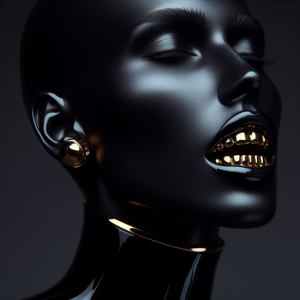 a Woman with a Large jaw and golden Teeth, in the style of Futuristic Minimalism
#art #artist #artwork #drawing #painting #artlover #ArtLovers #wow #crazy #futuristisch #MinimalistArt