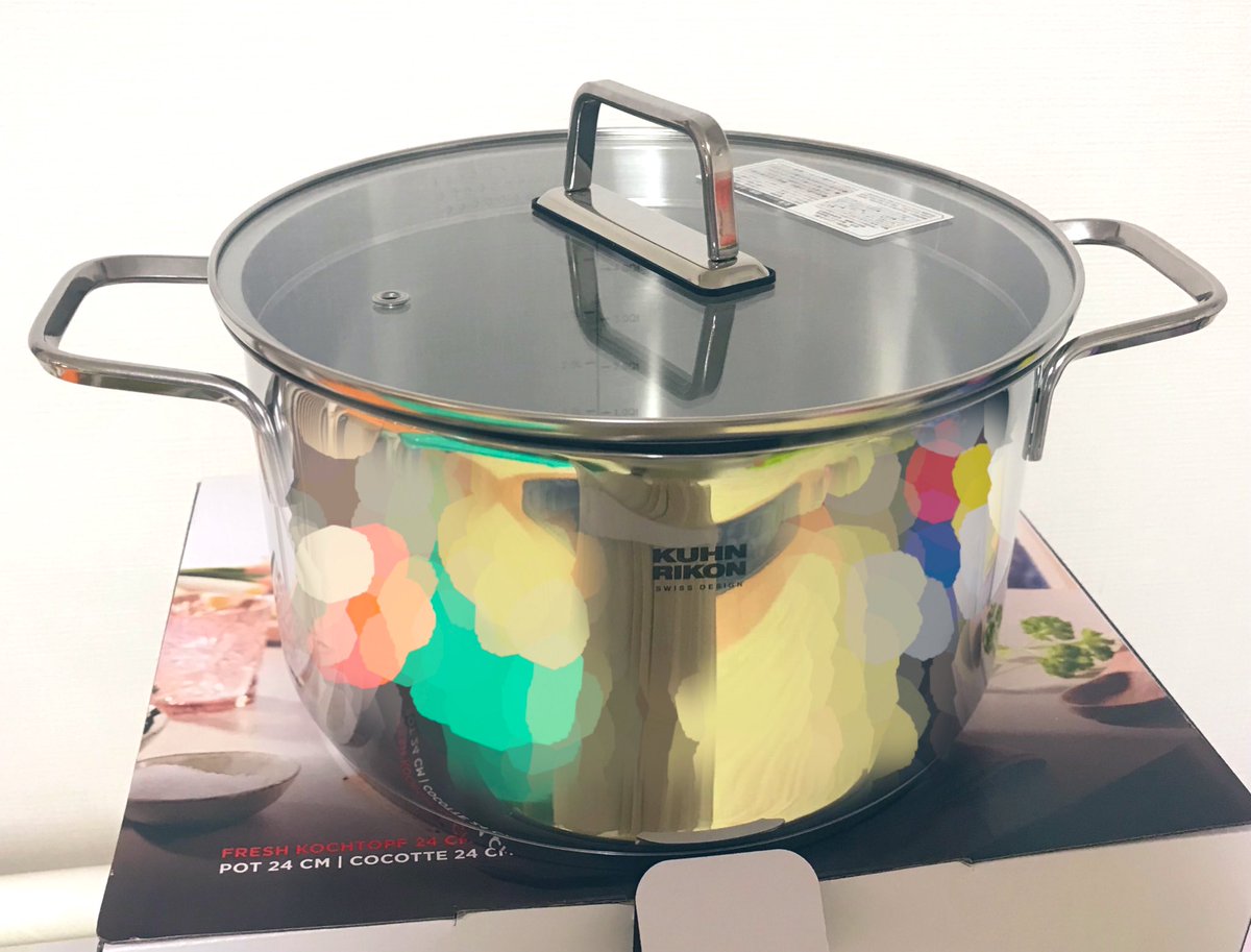 Kotorihapi's tweet image. そういえば！
先日鍋は無事にゲットしてます🙏
#サンドラッグ #クーンリコン #KUHNRIKON