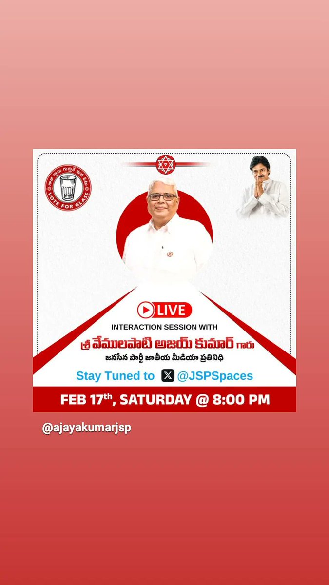 ChayJSP's tweet photo. We request come to insta @JSPSpaces we can post recorded vedios in reals it's impact lots
#JspSpaces https://t.co/oO10B1DcQv