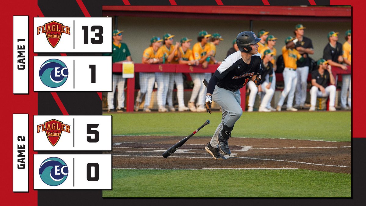 Flagler Baseball (@flagler_bsb) on Twitter photo The boys clean up nicely 🧹🧹
Saints complete the sweep and take down the Tritons in today’s doubleheader 👏🔥
#GoSaints x <a href="/FlaglerSports/">Flagler Athletics</a> The boys clean up nicely 🧹🧹
Saints complete the sweep and take down the Tritons in today’s doubleheader 👏🔥
#GoSaints x <a href="/FlaglerSports/">Flagler Athletics</a>