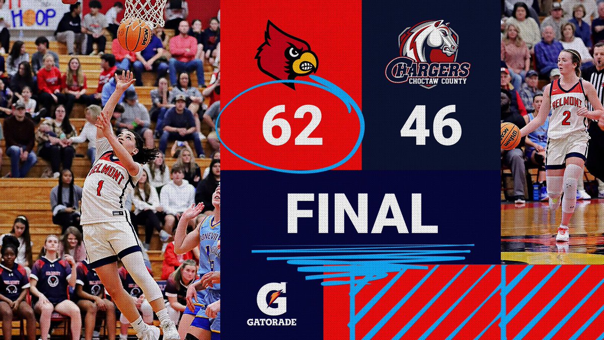 Belmont Lady Cardinal Basketball 🏀 cruise through Round ✌🏼! Belmont will play at ICC on Friday, February 23 with a trip to the BIG HOUSE 🏟️ on the line!