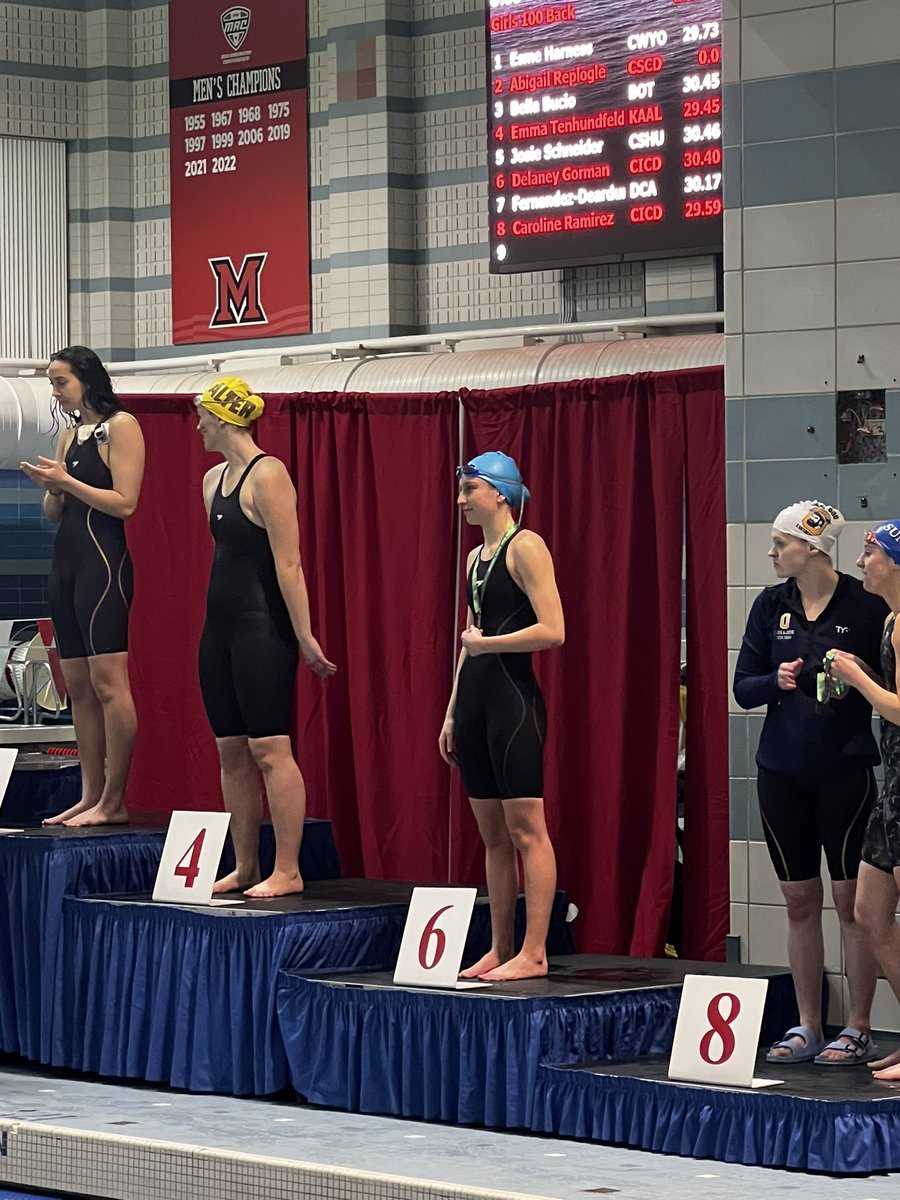 BotkinsSwim's tweet image. Bella Bucio swims fast enough for 6th in the district with a time of 59.22 and that should be more than fast enough to get her to the state meet next weekend! Congrats Bella!