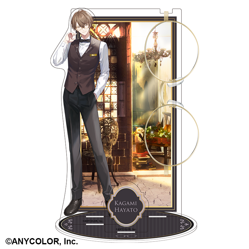 加賀美ハヤト　執事眼鏡　メガネ　メガネケース　コンパクトミラー　メガネ拭き 加賀美ハヤト 執事眼鏡 メガネ メガネケース コンパクトミラー メガネ