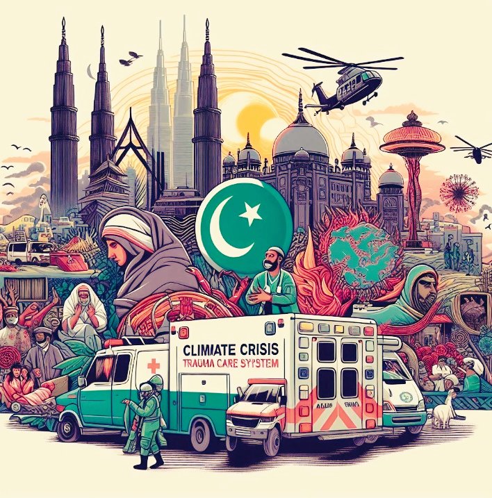 Pakistan is one of the most disaster-prone countries in the world, facing floods, landslides, and earthquakes. These events cause massive trauma and injuries, but our #TraumaCare system is inadequate and underfunded. We need #GlobalSurgery and #MHPSS to heal our wounds. 💔