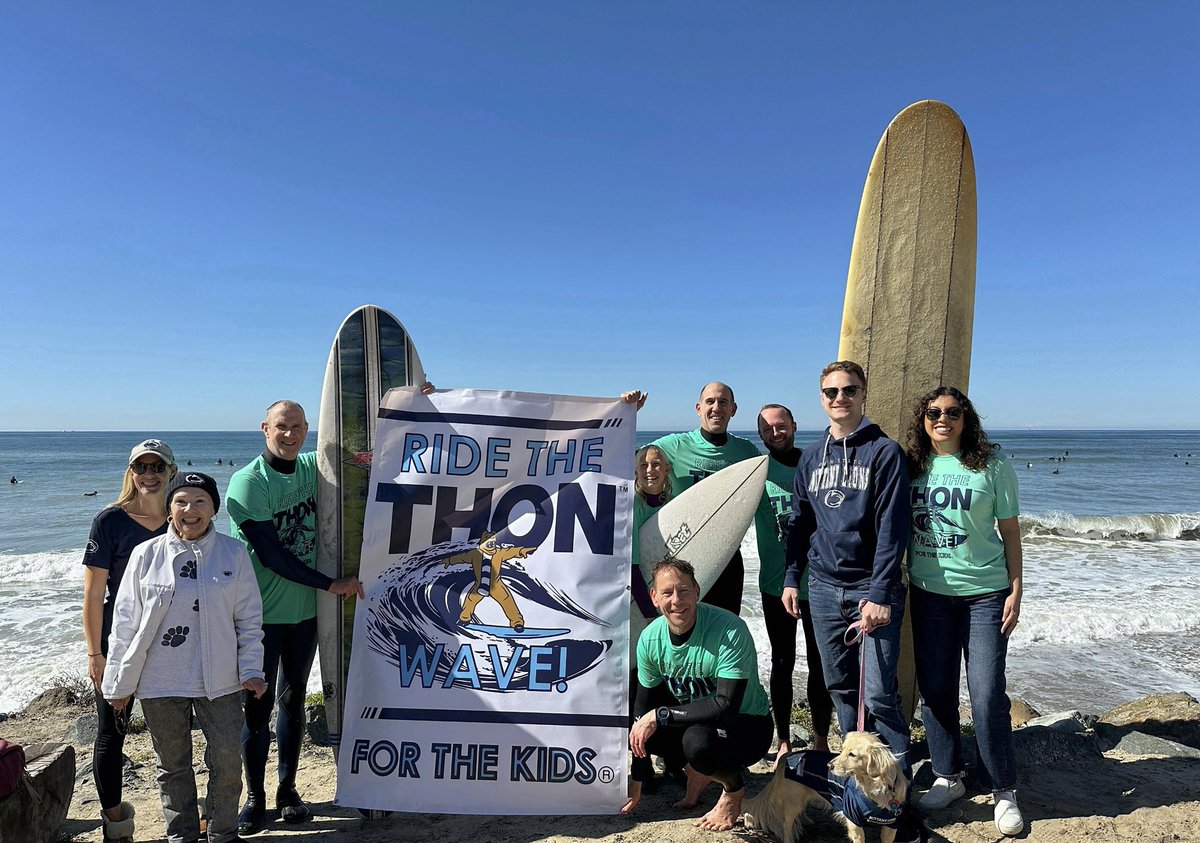 SDPSU's tweet image. Ride the Wave benefiting THON™ took place last weekend and we raised $8,700 for the kids! 🌊🏄‍♂️🏄‍♀️ It’s not too late to donate! Donations can be made via our Venmo (@sdpsu) or the link in our bio!  Ride the Wave is a fundraiser sponsored by SDPSU solely for the benefit of THON™