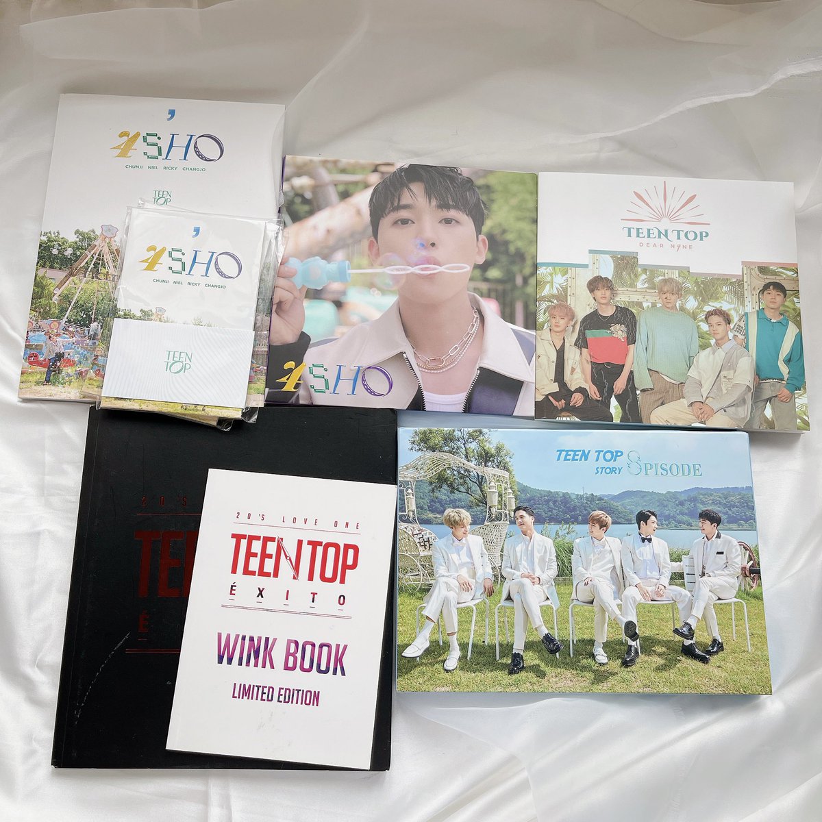 k_periphery's tweet image. WTS

Teen Top Album

• 4Sho PB ver
- NO PC  💰 RM30
- Choose PC  💰 RM45
- Changjo PC 💰 RM55

• 4Sho Poca 
- NO PC💰RM25
- PC 💰RM40

• 4Sho Digipack (Changjo) - 💰RM55
• 8Pisode (Niel PC) - 💰RM80
• Dear N9ne (Changjo PC) - 💰RM65
• Exito (Winkbook &amp;amp; Changjo PC) - 💰RM65