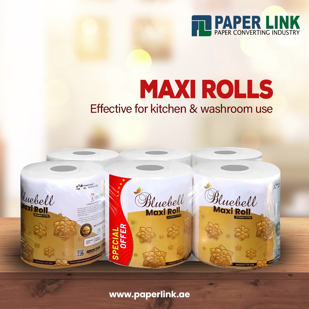 Paperlink5's tweet image. Make cleaning convenient for you with our maxi rolls. Bid farewell to harsh stains and stubborn dirt.
.
Call: +971505689879
Visit: paperlink.ae
.
#tissueproduct #tissue #tissuepaper #maxiroll #kitchentowel #handtoweltissue #facialtissue #interfoldtissue #paperlink