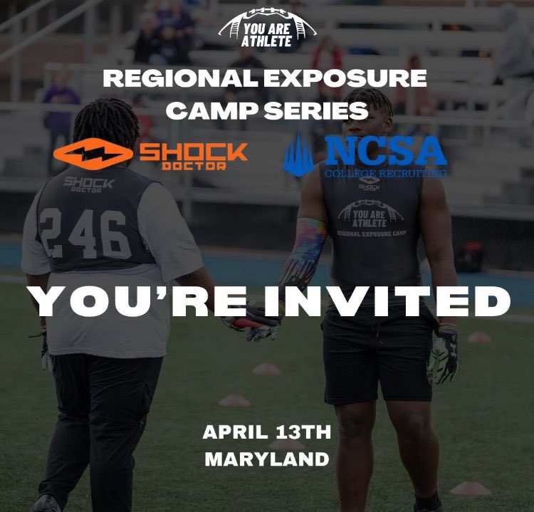 Thank you for the invite! <a href="/youareathlete/">You Are Athlete</a> <a href="/ShockDoctor/">Shock Doctor</a>
