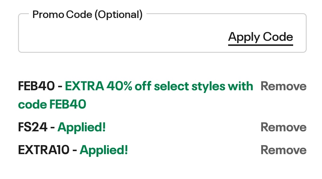Tracker_Deals's tweet image. Nike, Under Armour, Adidas Deals with Discount Codes

Nike Discount Code MEMBER25
bit.ly/3SLSxoL

Adidas Discount Code BIGSALE
bit.ly/3vgYemv

Under Armour stacking codes FEB40 + FS24 + EXTRA10
bit.ly/49hl6Sa #AD