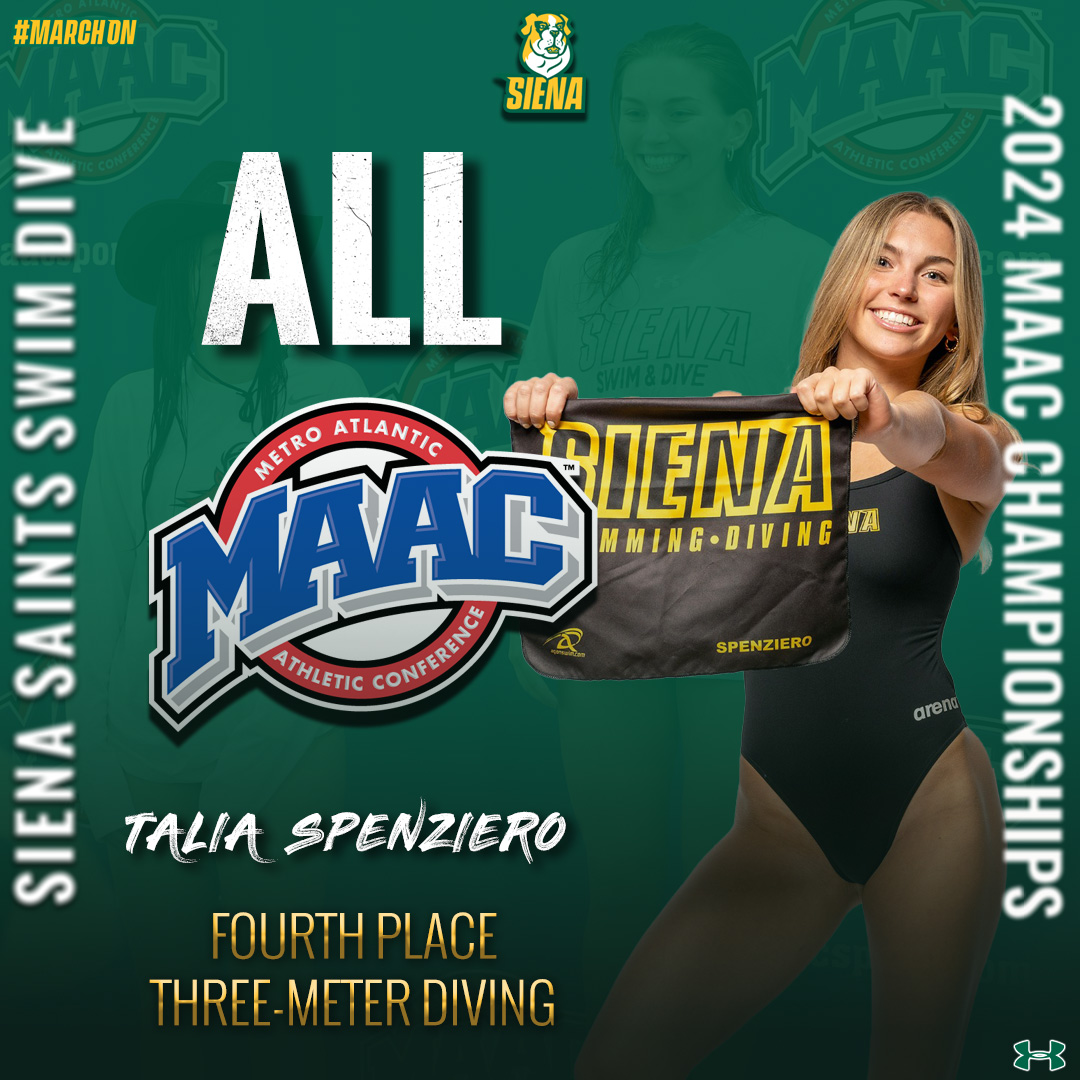 🏅🏅🏅🏅 All-MAAC ✖️ 4⃣ to end day 3⃣ of MAAC Championships!! #MarchOn x #SienaSaints