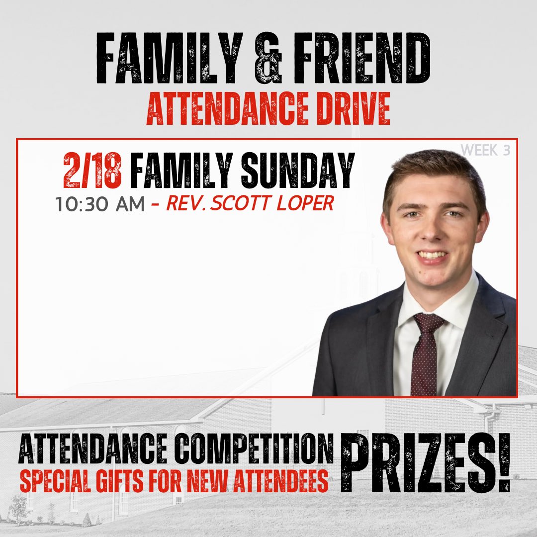lebanongmc's tweet photo. Join us for Family Sunday on February 18 at Lebanon God’s Missionary Church!
Rev. Loper will preach at 10:30 AM, and a special group from Pennview Bible Institute will join us at 6:00 PM. 
After the evening service there will be Church Fellowship Meal in our Family Life Center. https://t.co/adC6RoYeIQ