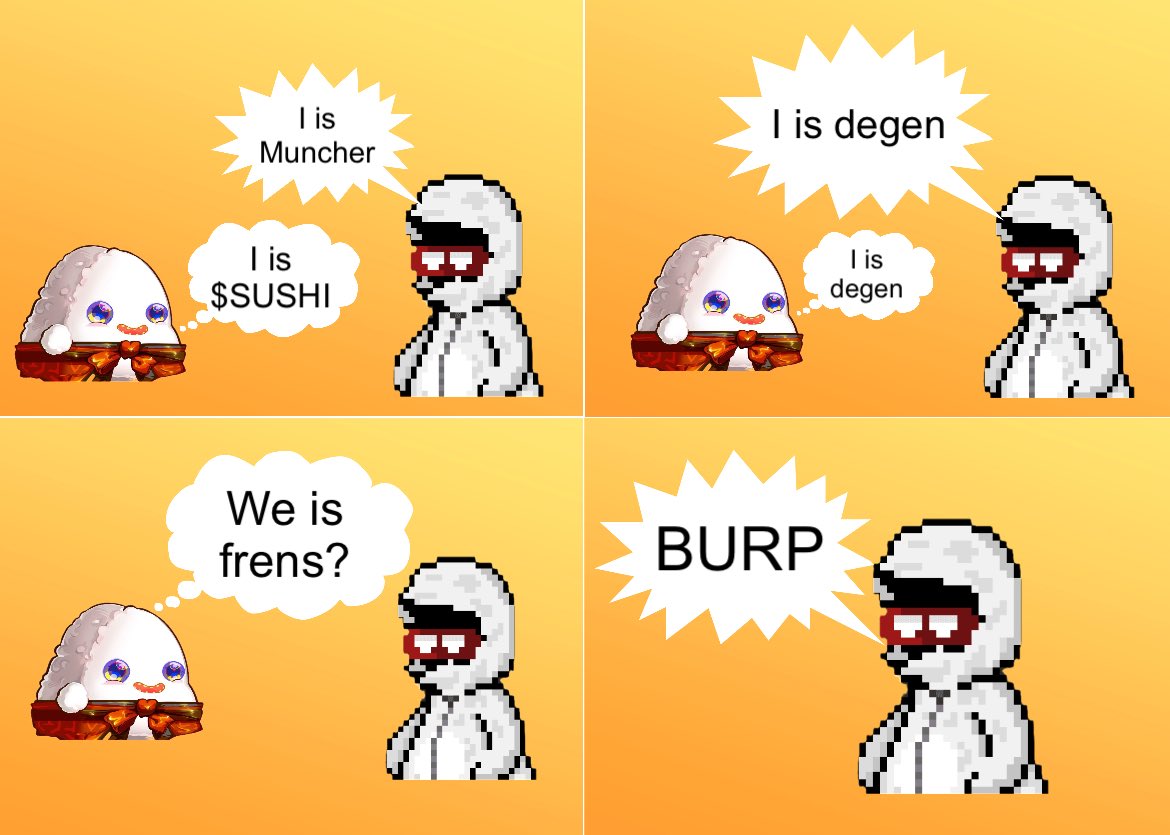 I dunno… munchers gotta munch 🤷‍♂️

@SushiFighterNFT #SushiFighter