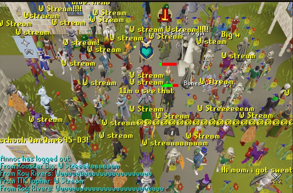 RealBEKill's tweet photo. WE HAVE THE BEST COMMUNITY IN OSRS!!! 

LOVE YOU BOYS. Streams have been amazing. https://t.co/eVzHkrB0aQ