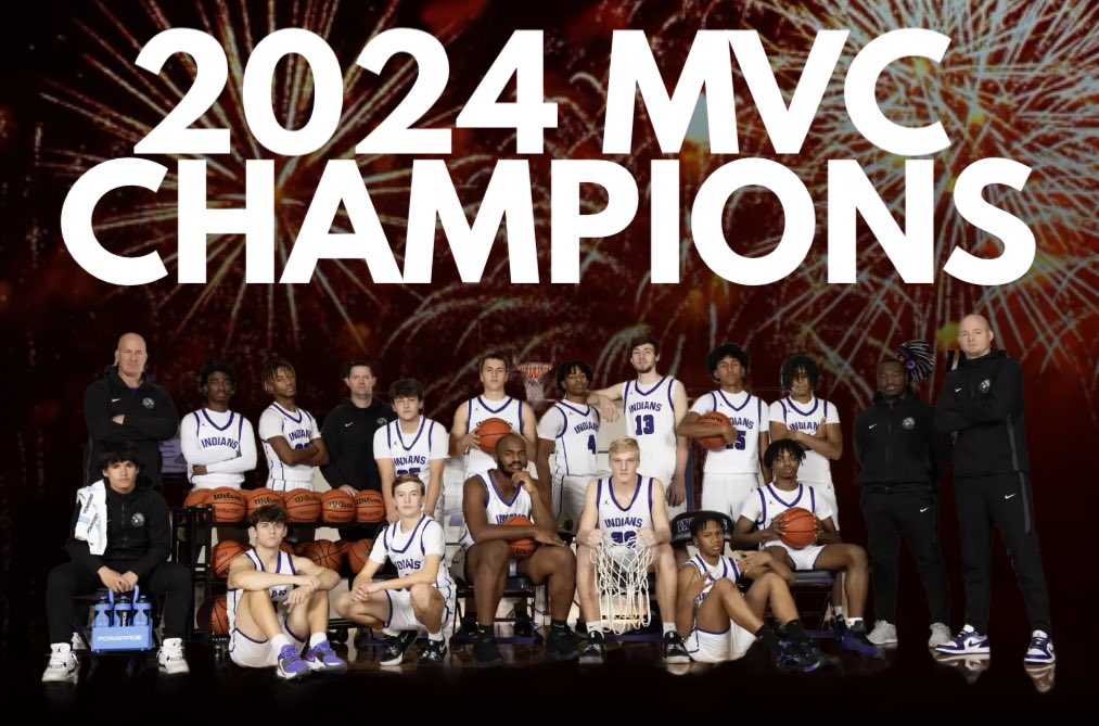MHS19_ATHLETICS's tweet image. For the 3rd time in 4 years, The Indians are MVC Champions!