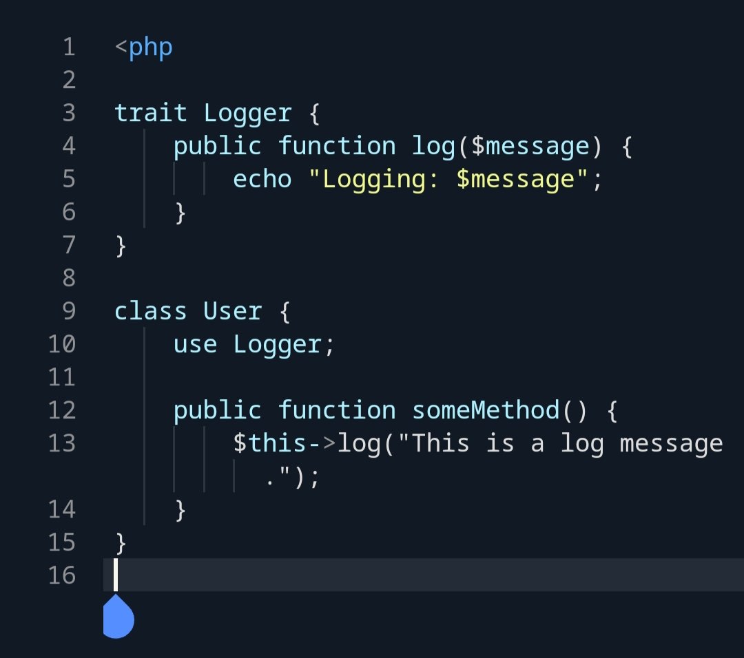 backendDevloper's tweet image. How to use traits in php
#PHP #laravel #backenddeveloper @laravelphp @laravelnews @official_php
