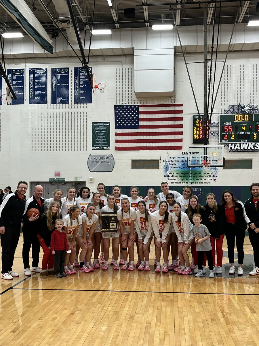 Dogs win the Regional Championship over WWS 55-36!
•Brooke Carlson leads with 26 points 
•Natalie Warner with 11 points 
•Sarah Hecht with 6 points 
•Kylee Gehrt with 5 points 
•Hallie Crane with 4 points