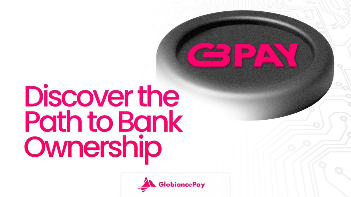 Discover the path to Bank Ownership with GlobiancePay Security Token Offering! 💼 If owning a bank seems like a distant dream, get ready for a game-changer. The GlobiancePay Security Token Offering is your ticket to becoming a bank owner. 🏦 GBPAY token holders are entitled