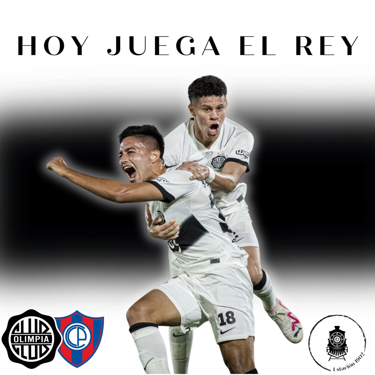 ¡𝑯𝑶𝒀 𝑱𝑼𝑬𝑮𝑨 𝑶𝑳𝑰𝑴𝑷𝑰𝑨!

#Estación1902 🚂
#Olimpia