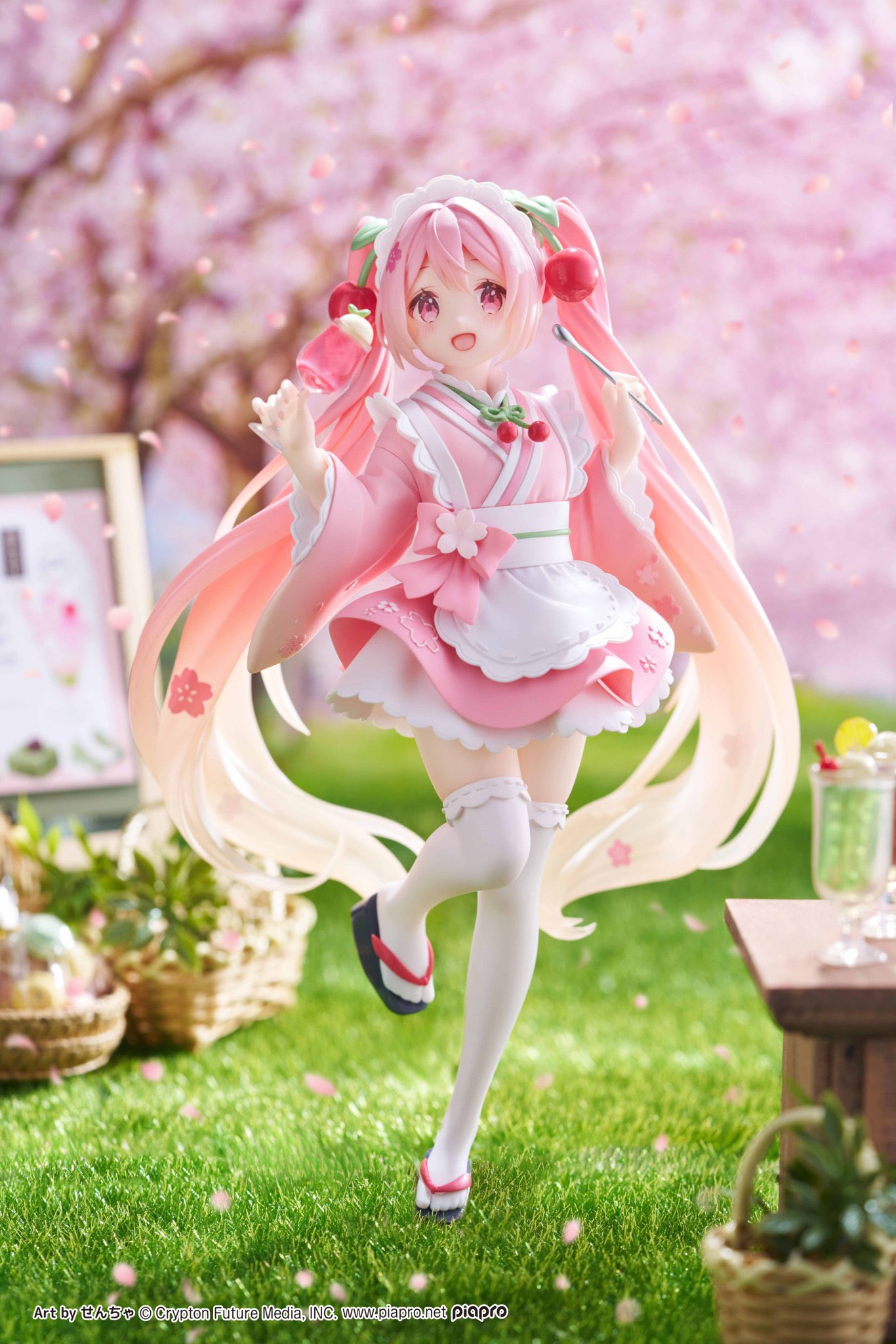 桜ミク Coreful フィギュア ～描き下ろし和風喫茶ver