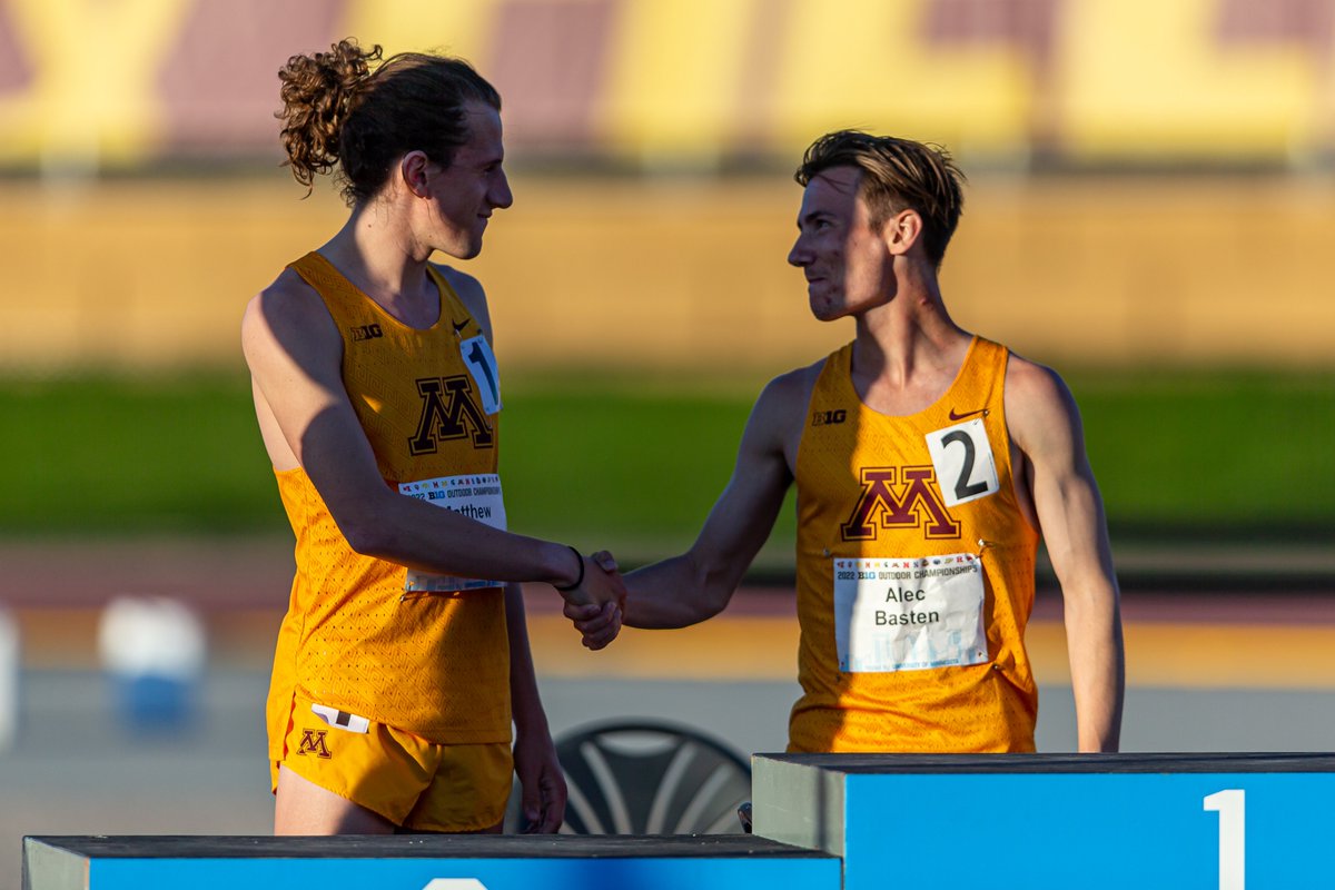 The #Gophers 3000m duo of Matthew Wilkinson (8:01.51) and Alec Basten (8:05.35) finish eighth and 11th-place respectively at the #USATFIndoors in Albuquerque, N.M.