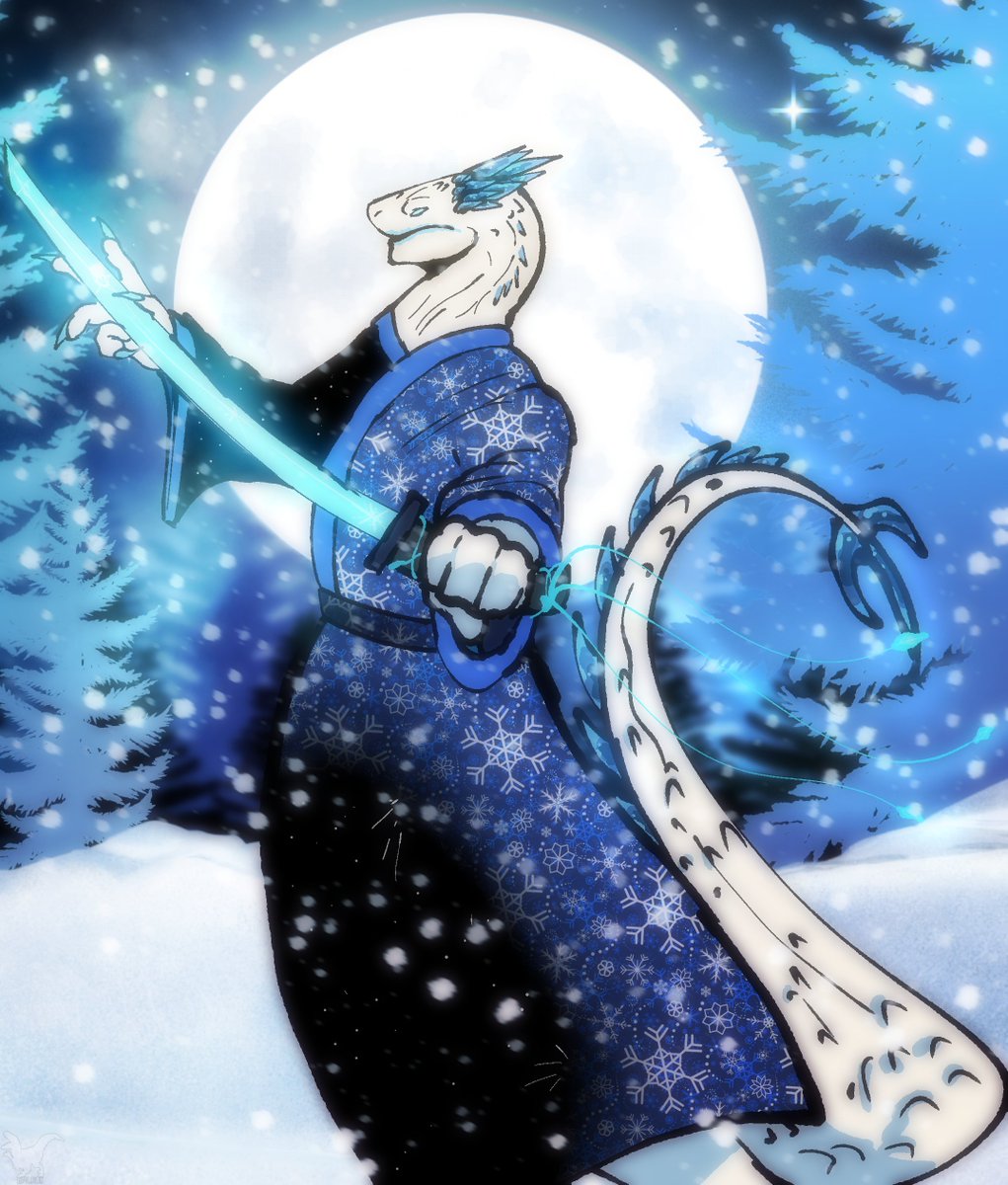 IIsaurus's tweet image. Draw your blade. 
(Another shimo in a kimono, I really like drawing this) 
#GodzillaXKongTheNewEmpire #skarking #kong
#GodzillaXKong #shimo #godzillaart #digitalart #ゴジラxコング