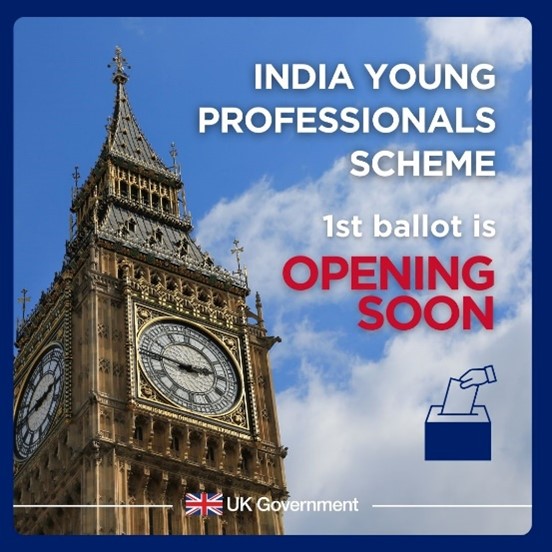 Less than 4 days before the ballot for the Young Professionals Scheme opens on 20 Feb. It will be open for 48 hours so make sure you are ready. Applying is quick, easy and free.

Here's all you need to know before applying: gov.uk/guidance/india…

#IndiaYoungProfessionalsScheme