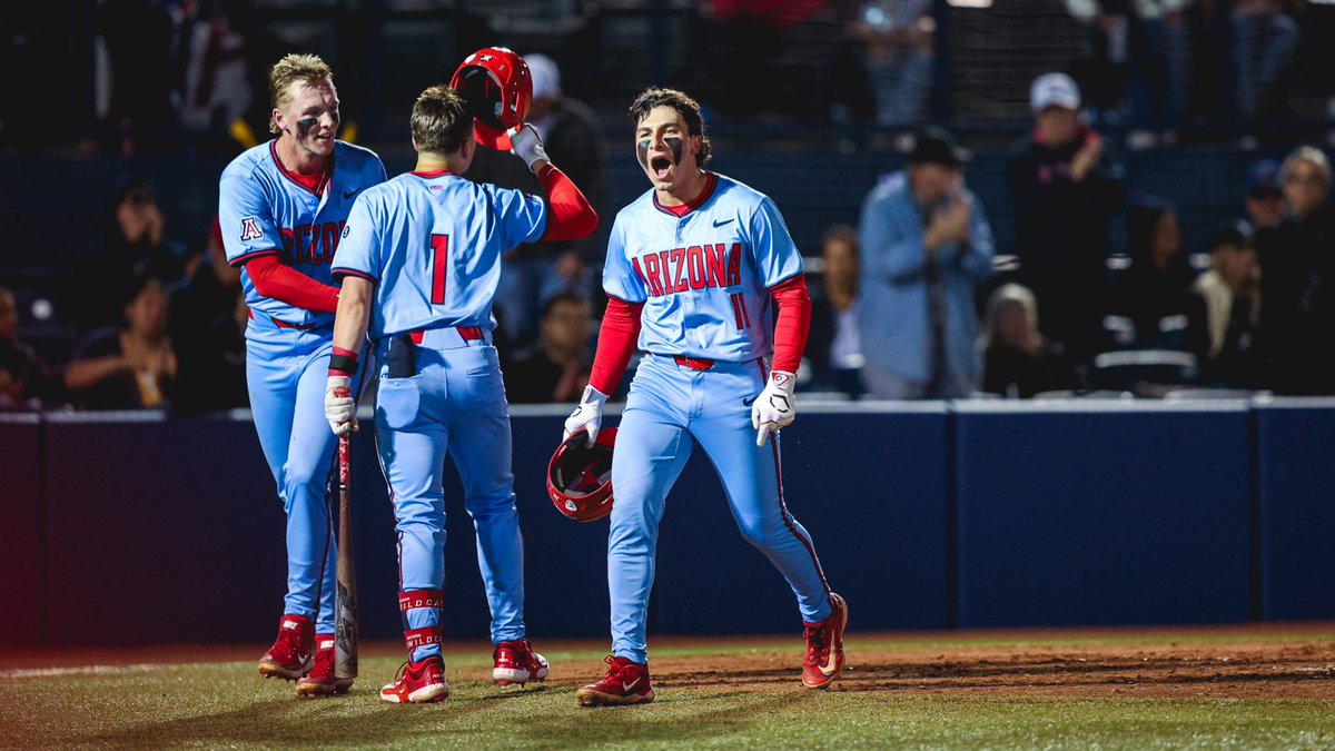 Arizona Athletics (@azathletics) on Twitter photo what a way to start the weekend!
โ๏ธ<a href="/ArizonaSoftball/">Arizona Softball</a> walks off #15 Arkansas
โ๏ธ<a href="/ArizonaMTennis/">Arizona Men's Tennis</a> takes down #3 Texas
โ๏ธ<a href="/ArizonaWBB/">Arizona Basketball</a> dominates home court
โ๏ธ<a href="/ArizonaBaseball/">Arizona Baseball</a> opening day dub what a way to start the weekend!
โ๏ธ<a href="/ArizonaSoftball/">Arizona Softball</a> walks off #15 Arkansas
โ๏ธ<a href="/ArizonaMTennis/">Arizona Men's Tennis</a> takes down #3 Texas
โ๏ธ<a href="/ArizonaWBB/">Arizona Basketball</a> dominates home court
โ๏ธ<a href="/ArizonaBaseball/">Arizona Baseball</a> opening day dub
